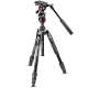 Manfrotto Befree Live Aluminium tripod lever with video head