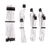 Corsair Premium Individually Sleeved PSU Cables Starter Kit Type 4 Gen 4 – White - Image 8
