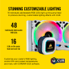 Corsair Hydro Series H100i RGB PLATINUM SE 240mm Liquid CPU Cooler - Image 11