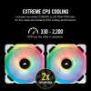 Corsair Hydro Series H100i RGB PLATINUM SE 240mm Liquid CPU Cooler - Image 10