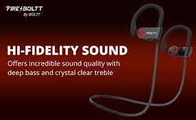 FIRE-BOLTT ECHO 1300 BLUETOOTH EARPHONE, WIRELESS NECKBAND (BLACK) - Image 4