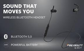 FIRE-BOLTT ECHO 1200 BLUETOOTH NECKBAND, BT 5.0 EARPHONES (BLACK) - Image 9