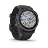 Garmin Fenix 6S Carbon Gray DLC with Black Band Unisex Smartwatch - Image 2