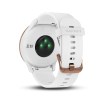 Garmin Vivomove HR Rose Gold DLC with White Band Unisex Smartwatch - Image 2