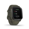 Garmin Venu Sq Music Edition Slate DLC with Moss Band Unisex Smartwatch - Image 2