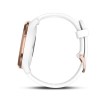 Garmin Vivomove HR Rose Gold DLC with White Band Unisex Smartwatch - Image 5