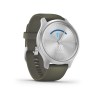 Garmin Vivomove Style Silver DLC with Moss Band Unisex Smartwatch - Image 2