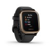 Garmin Venu Sq Music Edition Rose Gold DLC with Black Band Unisex Smartwatch - Image 2