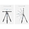 Leofoto LS-284CVL Ranger Series Carbon Fiber Tripod with Lateral Center Column - Image 7