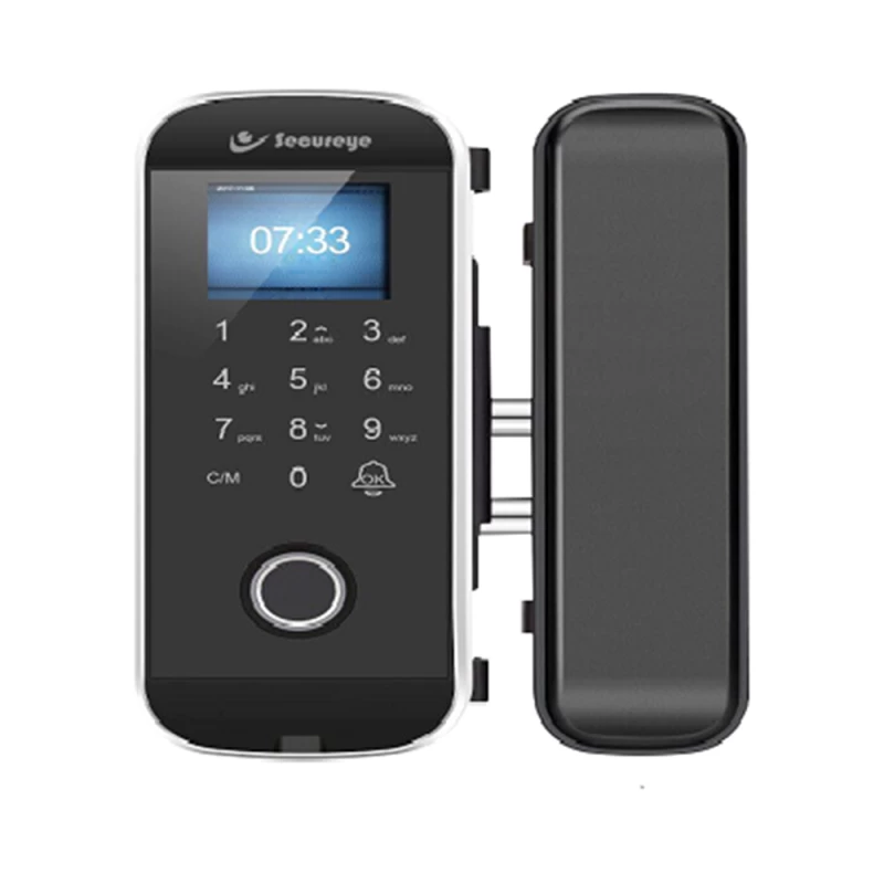 Main Door Secureye Digital / Smart Fingerprint Pad Lock With Phone Access,  Black, Biometric at Rs 3400 in Ahmedabad