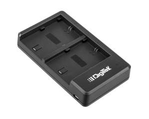 DigiTek (DUC-010) Dual Battery Charger With Two Nikon EN-EL15 - Image 2