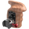 SmallRig Wooden Handgrip with NATO Clamp Kit (Left Hand) - Image 5