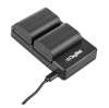 DigiTek (DUC-010) Dual Battery Charger With Two Canon LP-E6