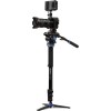 Benro A48FD Aluminum Monopod with 3-Leg Base & S6Pro Fluid Video - Image 4