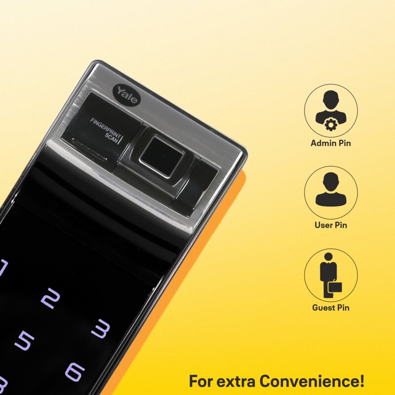 Buy Yale YDM4109A RL Smart Digital Intelligent Biometric Door Lock