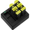 TELESIN 3 Slots Battery Charger With 2 Pcs Full Decoded Batteries Set For Gopro Hero 9/10/11 - Image 6