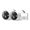 TP Link Tapo C420S2 V1.2 2K QHD Smart Wire-Free Security, Approx 180 Days Battery Life, Full Color, 2 Camera System