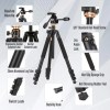 HF-999 Professional Portable Tripod Monopod with Ball Head - Image 3