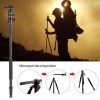 HIFFIN HF-550 Tripod, 1.651M (65") Special Quality Camera Tripod DSLR, Aluminum Alloy Tripod with 360 Degree Ball Head, Professional Tripod for Travel and Work - Image 3