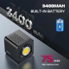 ULANZI 40W Pro Portable LED Video Light, 2500K-6500K, Built-in Battery Metal Mini Dual Color Temperature COB Continuous Output Lighting Handheld Spotlight - Image 7