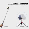 Hiffin HTR-44 Mobile Tripod cum Extendable Selfie Stick - Image 6