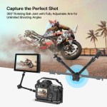 HIFFIN 11inch Adjustable Articulating Friction Magic Arm & Large Super Clamp - Image 3