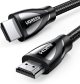 Ugreen HD140 HDMI 8K Cable Male To Male Aluminum Alloy Shell Braided Black 2M-80403