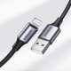 UGREEN USB-A to Lightning Cable 2.4A Max Black 2m-60158 - Image 3