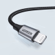 UGREEN USB-A to Lightning Cable 2.4A Max Black 2m-60158 - Image 8